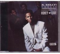 R KELLY & PUBLIC ANNOUNCEMENT - HONEY LOVE CD UK ZOMBA 1992 4 TRACK RADIO FADE B/W NOBODY'S HOME MIX, LP VERSION AND MIDNIGHT MIX (JIVECD306)