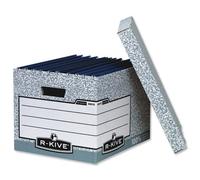 Bankers Box Fellowes 00810-FFEU - Contenedor archivo definitivo, paredes y asas reforzadas, 333 x 285 x 290 mm