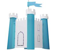 R&M Coudert - Lámpara de techo para dormitorio de niños, color azul y blanco