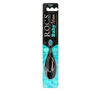 R.O.C.S. - Cepillo de dientes para bebé - Neón - 0-3 años - Diseño brillante - Sistema de cepillo de dientes seguro - Cepillo de dientes de bebé colorido (el color no se puede elegir)