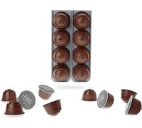 R&R SHOP - Soporte de cápsulas para Nescafè Dolce Gusto, Pegamento en Cualquier Superficie, con Adhesivos 3M, 4 cápsulas Cada una, 100% - Juego de 2