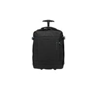 R Roncato Equipaje línea CLEVER para vuelos baratos (Black, Pequeño)