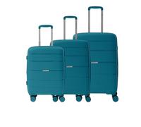 R RONCATO Trolley AVIATOR fabricado en polipropileno, Cerceta, SET(S+M+L)