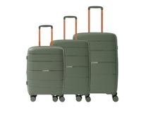 R RONCATO Trolley AVIATOR fabricado en polipropileno, Verde, SET(S+M+L)