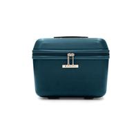 R Roncato Trolley FIBRA, expandible, Cerceta, BEAUTY CASE, Maleta rígida, ampliable, ruedas giratorias