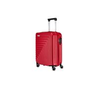 R Roncato Trolley FIBRA, expandible, rojo, S, Maleta rígida, ampliable, ruedas giratorias