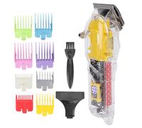 R Shape Electric Hair Clipper con cortapelos profesional y 8 peine guía para uso doméstico