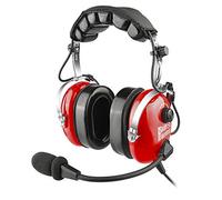 R SPIDER WIRELESS Auriculares de aviación, auriculares PNR para pilotos, enchufes GA, cómodas almohadillas con micrófono flexible y funda de transporte