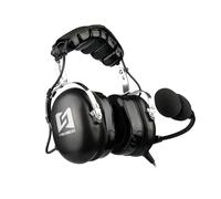 R SPIDER WIRELESS Auriculares de aviación general para piloto, compatibilidad mono y estéreo, micrófono con cancelación de ruido, cómodas almohadillas para los oídos, enchufes dobles GA, incluye bolsa