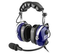 R SPIDER WIRELESS Auriculares de aviación piloto para aeronaves generales (azul)