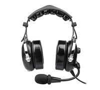 R SPIDER WIRELESS - Auriculares de aviación PNR Aviation, con cómodas almohadillas para los oídos, reducción pasiva de ruido, funda de transporte