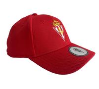 R. Sporting De Gijón | Gorra Premium Escudo Roja Adulto