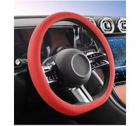 R-timer 1 Pieza Funda de Volante para Dodge RAM 1500 2500 3500 Quad Cab 2012-2018, Cubierta Coche Antideslizante, Protector Dirección Texturizado, Agarre Suave Silicona,Red