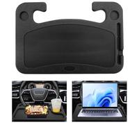 R-timer 1 Piezas Bandeja Volante para Alfa Romeo Giulia Stelvio Junior | Mesa Escritorio Soporte Ordenador Portátil Plástico Duradero Doble Cara Trabajo Cómodo Pausa Comer