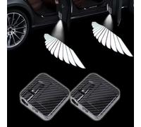 R-timer 2 Piezas Proyector Puerta Coche para Audi Q4 e-Tron I 2021-2024, Luces de Bienvenida LED Inalámbricas HD Accesorios Tuning Fácil Instalación