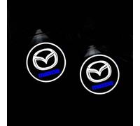 R-timer 2 Piezas Proyector Puerta Coche para Mazda 3 Schrägheck 4 (IV) BP I 2019-2025, Luces de Bienvenida LED Inalámbricas HD Accesorios Tuning Fácil Instalación