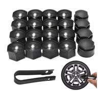 R-timer 20 Piezas Tapas de Tuerca de Rueda para Citroen C3 Aircross 2017 2018 2019 2020 2021 2022 2023 2024, Plástico Neumático Tornillo Cubierta Accesorios Estilo Exterior Repuestos,19MM