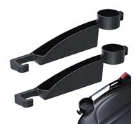 R-timer 2PCS Rellenos para Huecos de Asientos de Coche para Seat Ateca 1 (I) KH7 I 2016-2024, con portavasos,Rellena el Espacio Entre el Asiento y la Consola