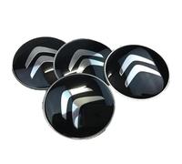 R-timer 4 Piezas Pegatinas Centro Rueda para Citroen C3 Aircross III 2025 2026, Tapacubos Adhesivos 3D Impermeables, Insignias Decorativas para Llantas de Coche,50mm