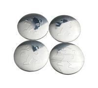 R-timer 4 Piezas Pegatinas Centro Rueda para Peugeot 3008 II SUV 3008 GT 2016 2017 2018-2023, Tapacubos Adhesivos 3D Impermeables, Insignias Decorativas para Llantas de Coche,56mm