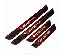 R-timer 4 Piezas Pegatinas Protective de Umbral de Puerta de Coche para Dacia Bigster Full Hybrid 155 2024, DecoracióN para Estribos Pedal de Entrada Antiarañazos,Red