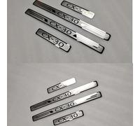 R-timer 4 Piezas Protectores de Umbral de Puerta de Coche para Mazda CX30 2019 2020 2021 2022 2023, Autoadhesivo Puerta Guardias del Borde, Inoxidable