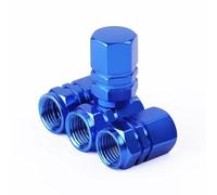 R-timer 4 Piezas Tapa de Válvula de Aluminio para Peugeot 3008 E3008 P64 2024 2025, Tapas de Válvulas de Neumático de Coche Tapa de Neumático a Prueba de Polvo,Blue