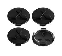 R-timer 4 Piezas Tapas Centrales para Llantas para Mitsubishi Eclipse Cross 2018-2024 PHEV 60mm, Centro Tapacubos Tapon Central Rueda Tapabujes Duraderos Accesorios Coche,Black-60MM-B