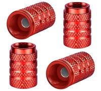 R-timer 4 Tapas Tapones Valvula Coches para Nissan X-Trail X Trail Xtrail T32 2014-2021 2020 2019 2018, Aluminio Tapas para Válvulas de Neumáticos Cubre Válvula Automóviles Acessórios,Red