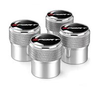 R-timer 4Pcs Tapones de Válvula de Aluminio para BMW M Sport F06 F10 F15 F16 F21 F25 F30 F32 F80 F82 X1 X3 x5,Tapones Válvulas de Neumáticos Aluminio Anodizado,ImpermeableResistente,Silver