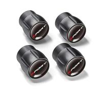 R-timer 4Pcs Tapones de Válvula de Aluminio para Volvo XC90 XC60 S90 V90 S60 V60,Tapones Válvulas de Neumáticos Aluminio Anodizado,ImpermeableResistente,Grey