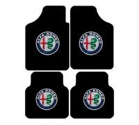 R-timer Alfombrilla de Coche para Alfa Romeo Mito 2013-2018, Alfombrillas Antideslizantes para Todo Tipo de Clima Alfombras Accesorios, Negro