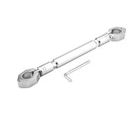 R-timer Barra de Refuerzo de Manillar Ajustable para Kawasaki Brute Force 650 2009-2017, Travesaño de Soporte Moto en Material Premium,Silver