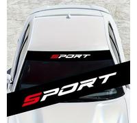 R-timer Coche Tira Parasol para Hyundai Xcent I FL 2017+ | tira parasol parasol parabrisas pegatina parasol protector solar lámina tintada banner parabrisas coche graficos visera solar