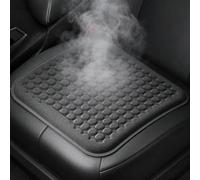 R-timer Cojín de Asiento Coche Verano para Renault Clio 2016-2020 2021 2022 2023 2024, Alfombrilla Refrescante Transpirable Accesorios Interiores Auto,Black