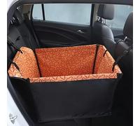 R-timer Funda de Asiento de Coche para Perro Gato para Ford B-MAX C-MAX S-MAX KA, Hamaca de Coche Protector Perros Impermeable Trasero para Mascotas,Orange