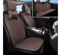 R-timer Funda de Lino Asiento de Coche para Dodge Durango III (WD) | 2010-2020, Traiga Dos Almohadas para el Cuello, Transpirable y Suave, Antideslizante,5PCS