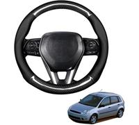 R-timer Funda Volante Estilo Deportivo para Citroen C1 C2-C8 C4L DS3-DS6 DS5LS, Cubre Volante Carbono Cuero, Duradero Accesorios Interior Elegante,O-Shaped