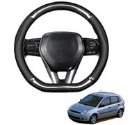R-timer Funda Volante Estilo Deportivo para Dodge Nitro, Cubre Volante Carbono Cuero, Duradero Accesorios Interior Elegante, D-Shaped
