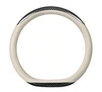 R-timer Funda Volante para Honda Civic Jazz Accord CR-V HR-V ZR-V e:Ny1, Cubre Volante Antideslizante Accesorios, Protector Volante Deportivo Revestimiento Protector Volante,White-D-Shaped