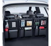 R-timer Organizador de Maletero de Coche para VW T5 T6 T6.1 California Multivan Transporter T7 Multivan, Bolsa de Almacenamiento de Coche Multipropósito, Negro,3pcs