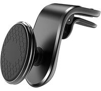 R-timer Soporte Móvil Coche Magnético Rejilla Ventilación para Suzuki Across 2020-, Sujeta Celular Imán Universal 360° Rotación Negro Clip Fuerte