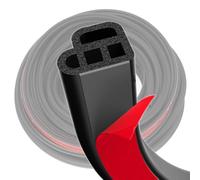 R-timer Tira de Sellado para Puerta Coche para Alfa Romeo Mito 2016-2018, Goma PuertaCoche Adhesivo-Reducción de RuidoImpermeableSello Goma Aislamiento Acústico,Four Doors 16m