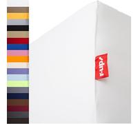 r-up Beste sábana bajera 180x200-200x220 hasta 35cm de alto de muchos colores 95% algodón / 5% elastano 230g/m² (blanco)