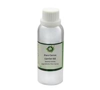 R V Essential Aceite Carrier de zanahoria puro 1250ml (42oz)- Daucus Carota (100% puro y natural Prensado en frío) Pure Carrot Carrier Oil