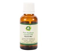 R V Essential Aceite puro de portador de soja 5ml (0.169oz)- Glycine Max (100% puro y natural Prensado en frío) Pure Soybean Carrier Oil