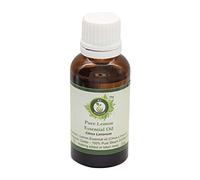 R V Essential Pura esencial de limón 30ml de aceite (1.01 oz)- Citrus limonum (100% puro y natural de Grado Terapéutico) Pure Lemon Essential Oil