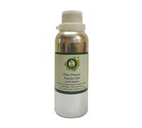 R V Essential Puro de cacahuete aceite del portador de 630ml (21 oz)- Arachis Hypogeae (100% puro y natural Fría presionado) Pure Peanut Carrier Oil