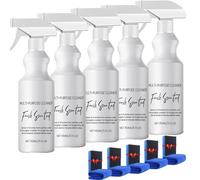 R & W Multi Purpose Cleaner, Brazilian Waves Multi Purpose Cleaner, Luxurious Scent, All-Purpose Rinse-Free Spray, Quick Results, Saving Time and Effort (5pcs)