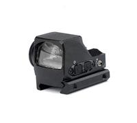 R-X - Mira de punto verde de 1 x 24 mm con mira trasera de fibra óptica y soporte de riel Picatinny para pistola de caza, Shake Awake